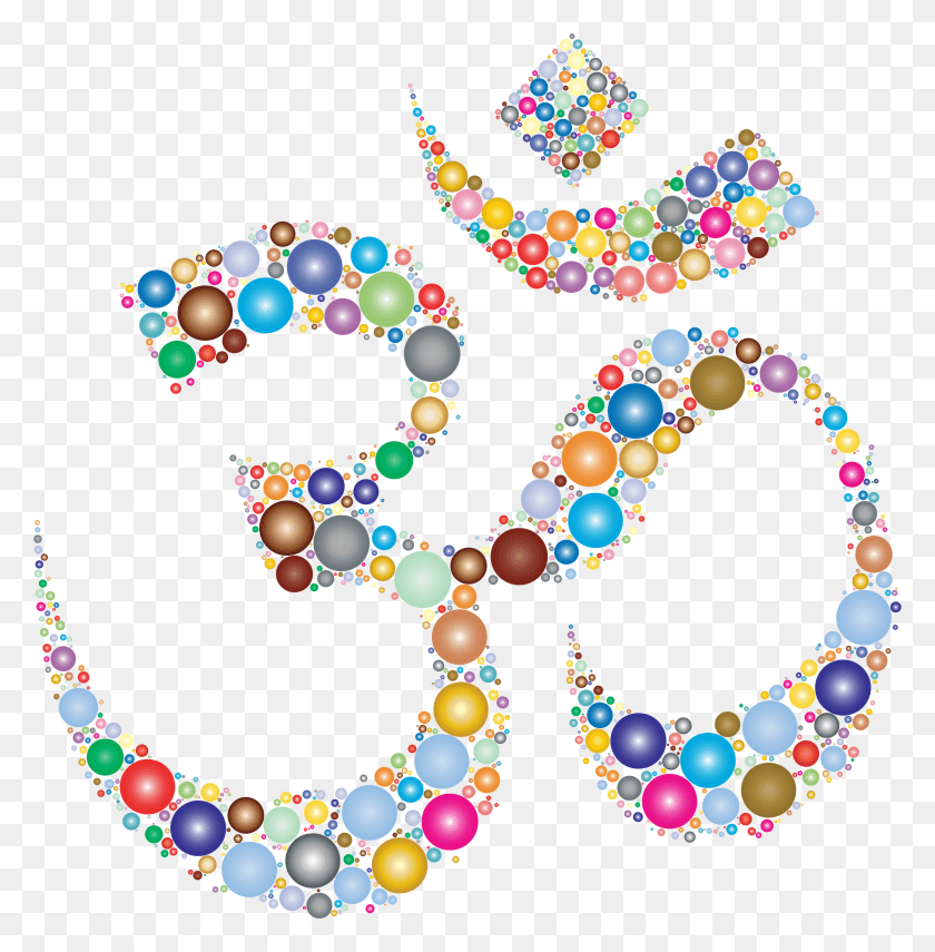 2256x2302 Этот Бесплатный Дизайн Иконок Призматических Кругов Символа Ом Индуистский Ом, Графика, Карнавал Png Скачать