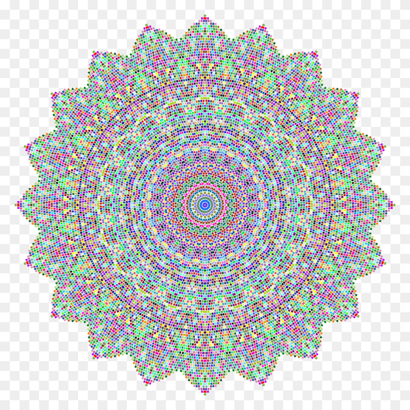 2334x2334 Este Diseño De Iconos Gratis De Azulejos Prismáticos Geométrico, Patrón, Luz, Alfombra, Hd Png