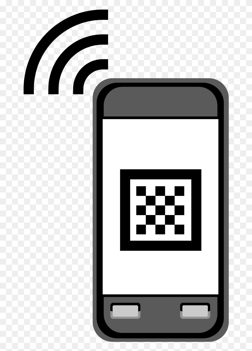 686x1107 This Free Icons Design Of Qrcode Reader, Qr Code HD PNG Download