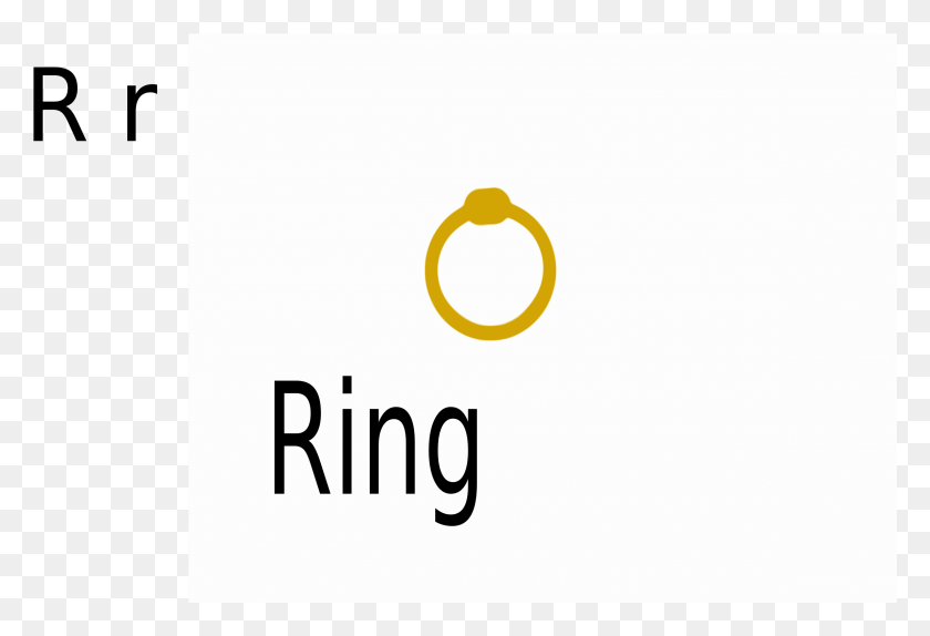 2376x1567 This Free Icons Design Of R For Ring Amber, Logo, Symbol, Trademark HD PNG Download