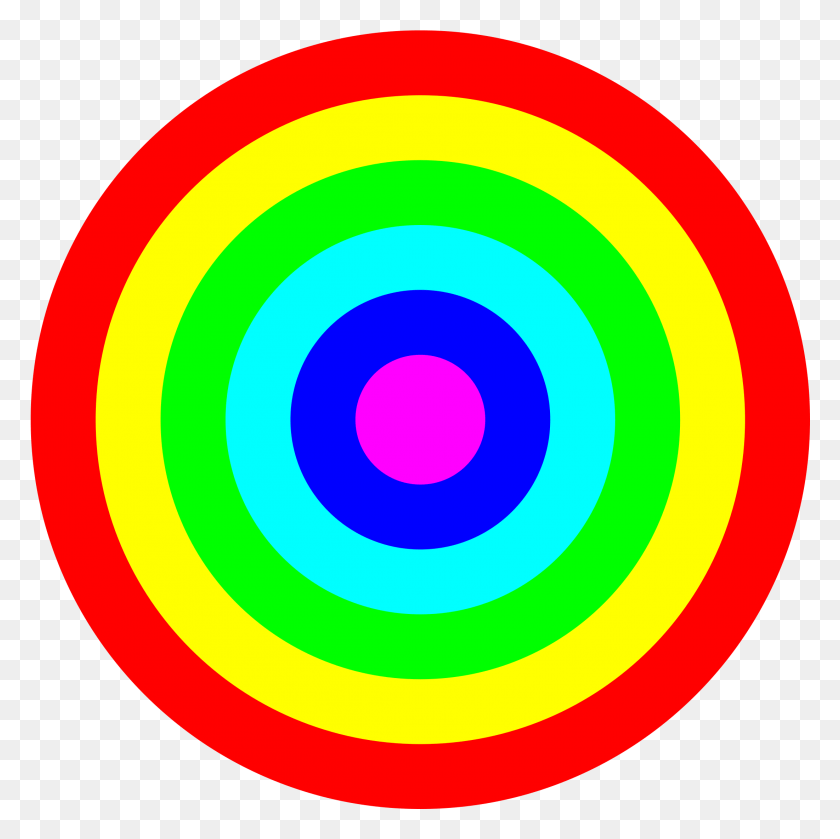 2202x2201 This Free Icons Design Of Rainbow Circle Target, Light, Spiral, Rug HD PNG Download