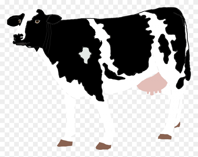 2280x1766 Этот Бесплатный Дизайн Иконок Реалистичной Иллюстрации Коровы, Крупный Рогатый Скот, Млекопитающее, Животное Png Скачать