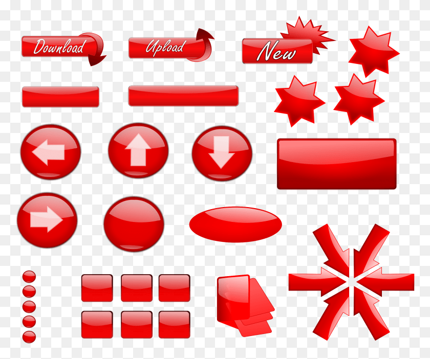 2366x1950 This Free Icons Design Of Red Glossy Buttons Red Buttons, Symbol, Weapon, Weaponry HD PNG Download