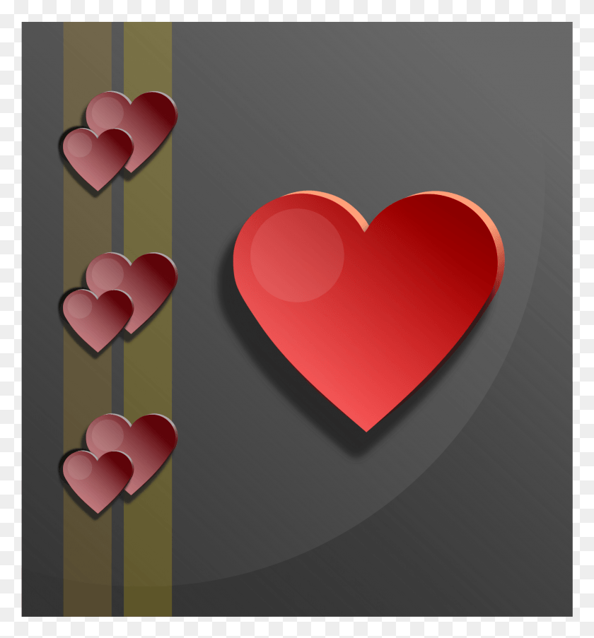 1559x1685 This Free Icons Design Of Red Hearts Heart HD PNG Download