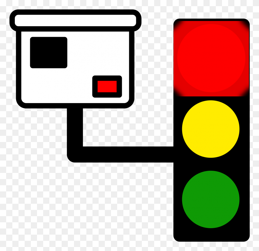 2159x2086 This Free Icons Design Of Red Light Camera, Traffic Light HD PNG Download