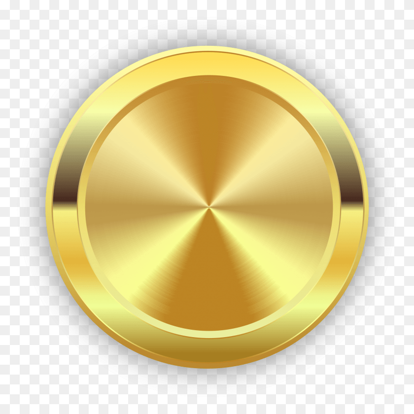 2363x2366 This Free Icons Design Of Round Golden Badge, Gold, Lamp, Tape HD PNG Download