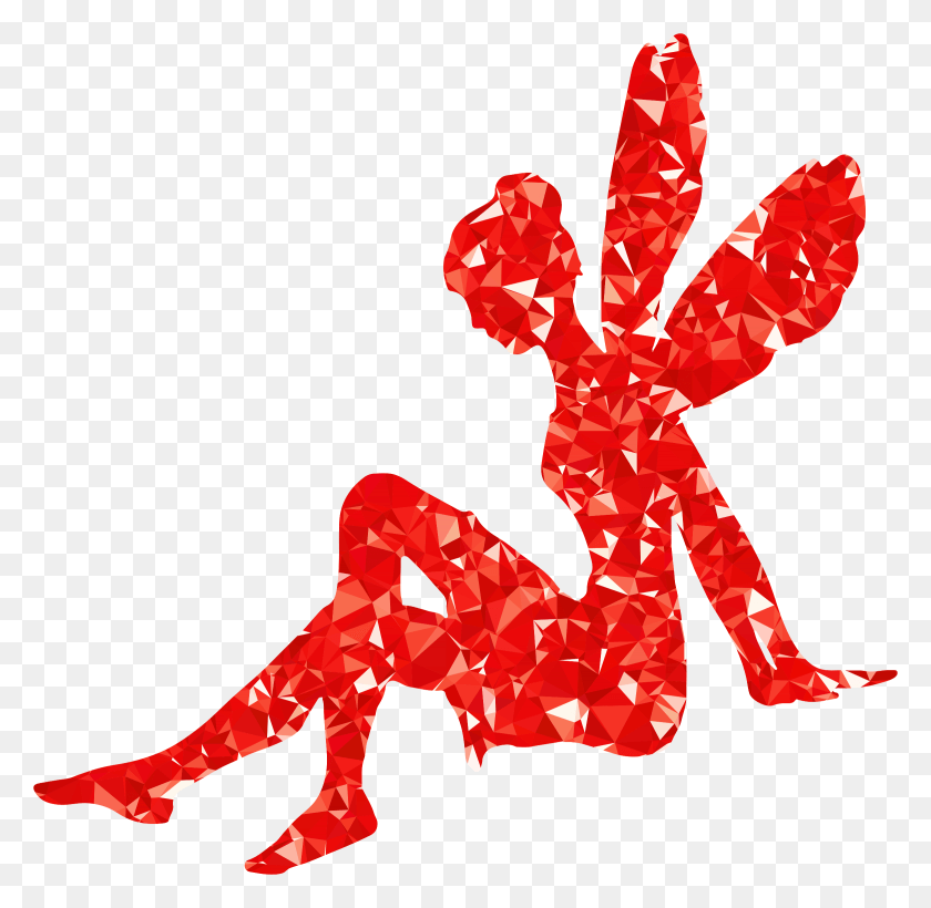 2340x2282 This Free Icons Design Of Ruby Female Fairy Relaxing Red Fairy Clipart, Aluminium, Paper HD PNG Download