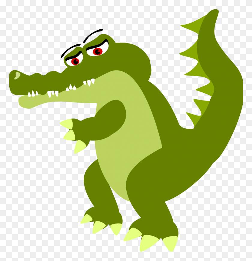 1698x1765 This Free Icons Design Of Sad Crocodile Cartoon, Dragon, Green, Bird HD PNG Download