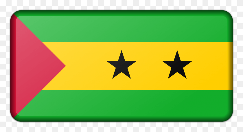 2027x1030 This Free Icons Design Of Sao Tome And Principe Hard Flags Of The World, Symbol, Star Symbol, First Aid HD PNG Download