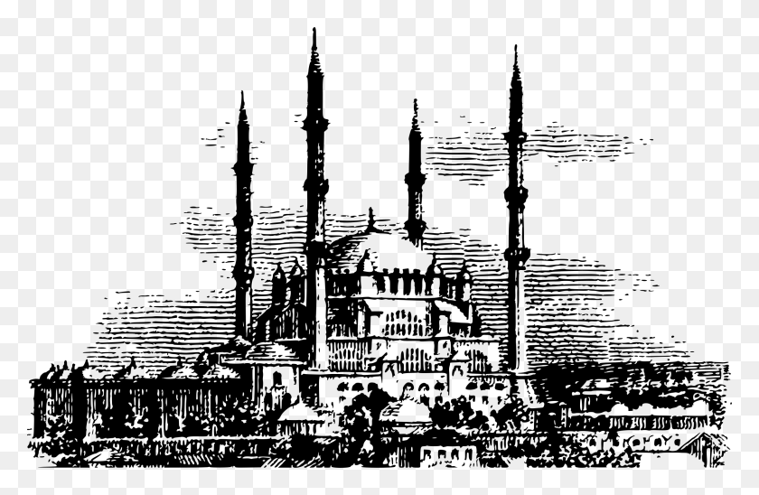 2400x1502 Этот Бесплатный Дизайн Иконок Мечети Селимие Мечеть Селимие, Серый, World Of Warcraft Hd Png Скачать