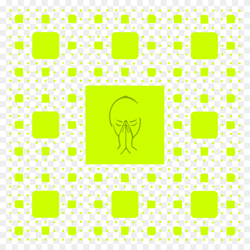 2397x2399 This Free Icons Design Of Serpinski Carpet, Pac Man HD PNG Download