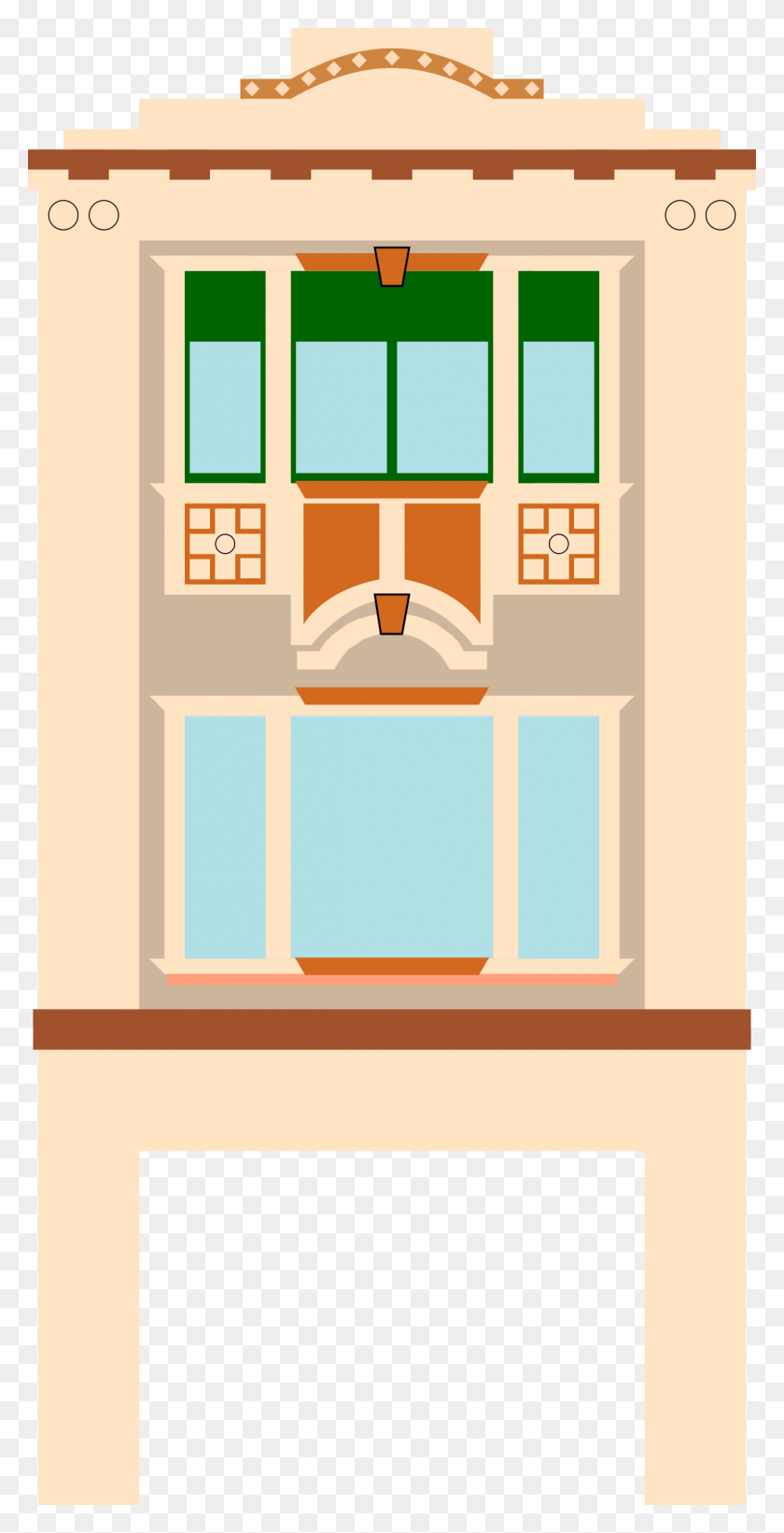 1184x2400 This Free Icons Design Of Shop House Cartoon, Rug, Window, Picture Window HD PNG Download