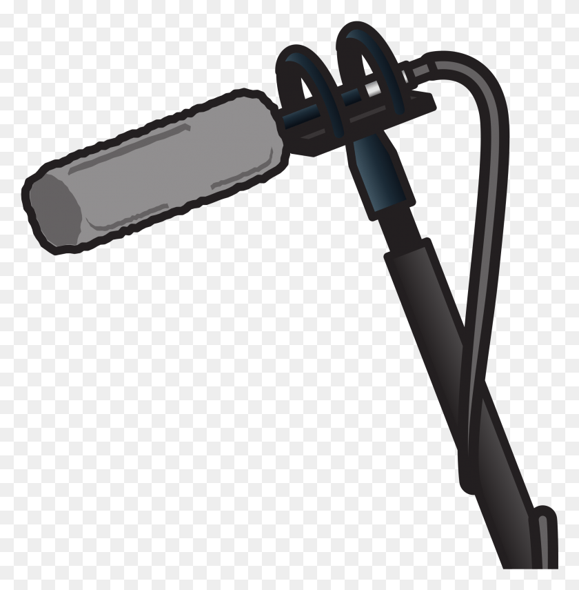 2246x2290 This Free Icons Design Of Shotgun Microphone Ver, Bow, Tool HD PNG Download