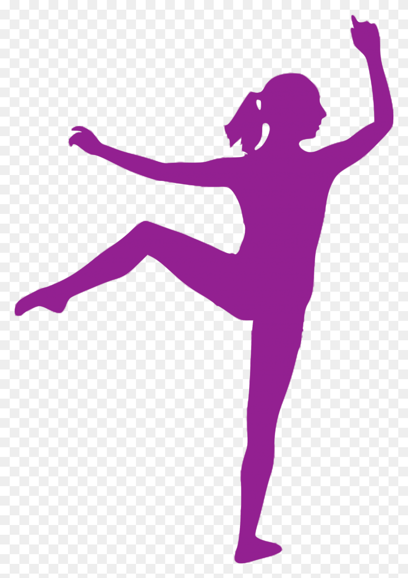 1657x2400 This Free Icons Design Of Silhouette Danse 43 Dancer Silhouette Purple, Person, Human, Dance HD PNG Download