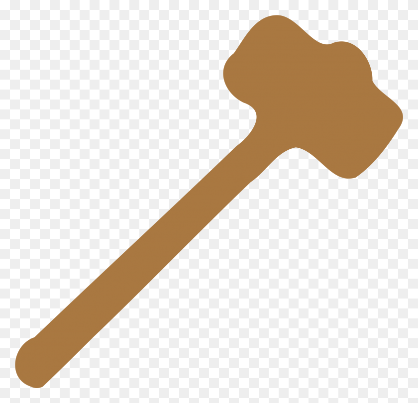 2374x2283 This Free Icons Design Of Silhouette Outil, Axe, Tool, Hammer HD PNG Download