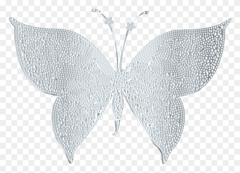 2338x1634 This Free Icons Design Of Silver Tiled Butterfly, Chandelier, Lamp, Pattern HD PNG Download