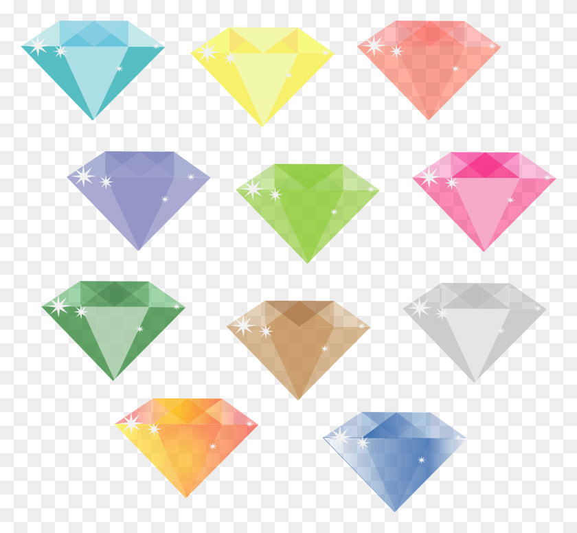 2187x2010 This Free Icons Design Of Simple Diamonds, Gemstone, Jewelry, Accessories HD PNG Download