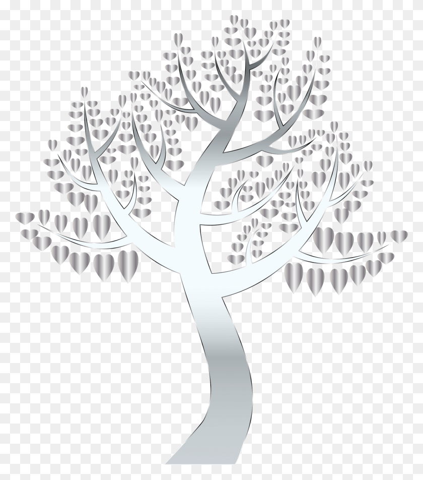 1970x2254 This Free Icons Design Of Simple Hearts Tree 13 Emblem, Graphics, Pattern HD PNG Download