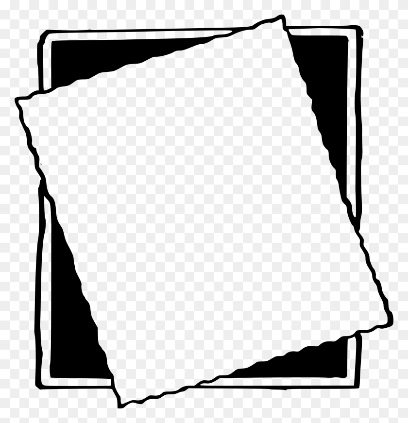 2308x2400 This Free Icons Design Of Simple Paper Frame Simple Border Photo Frame Design, Gray, World Of Warcraft HD PNG Download