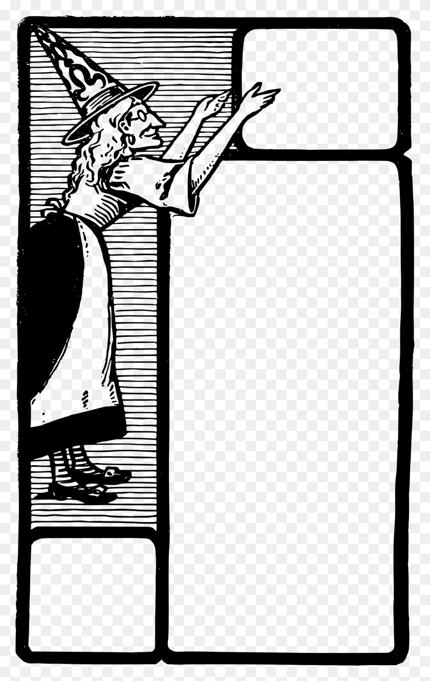1476x2400 This Free Icons Design Of Simple Witch Frame Salem Witch Clipart Black And White, Gray, World Of Warcraft HD PNG Download
