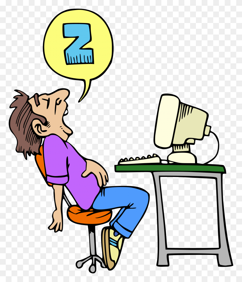 2034x2400 This Free Icons Design Of Sleeping Computer User, Person, Human, Female HD PNG Download