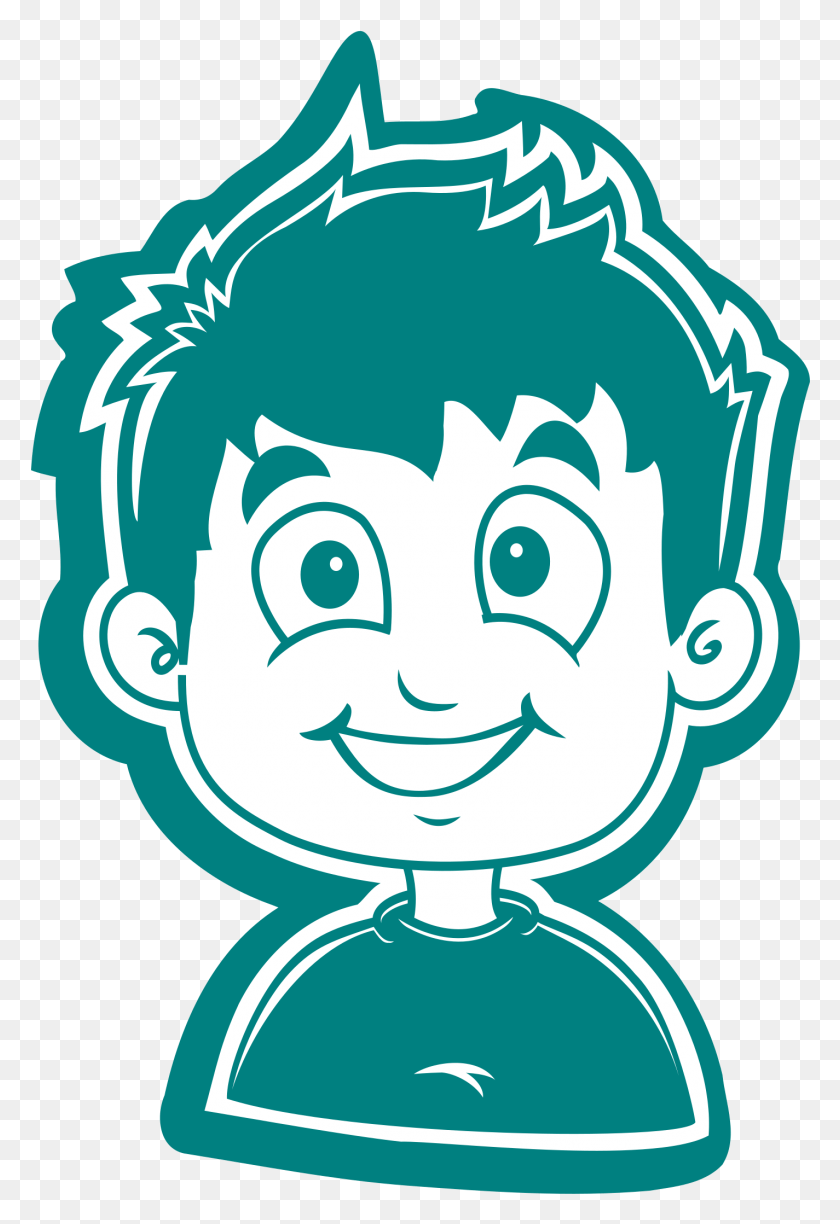 1425x2128 This Free Icons Design Of Smiling Boy White For Smiley Face Boy Clipart, Astronomy, Head, Outer Space HD PNG Download