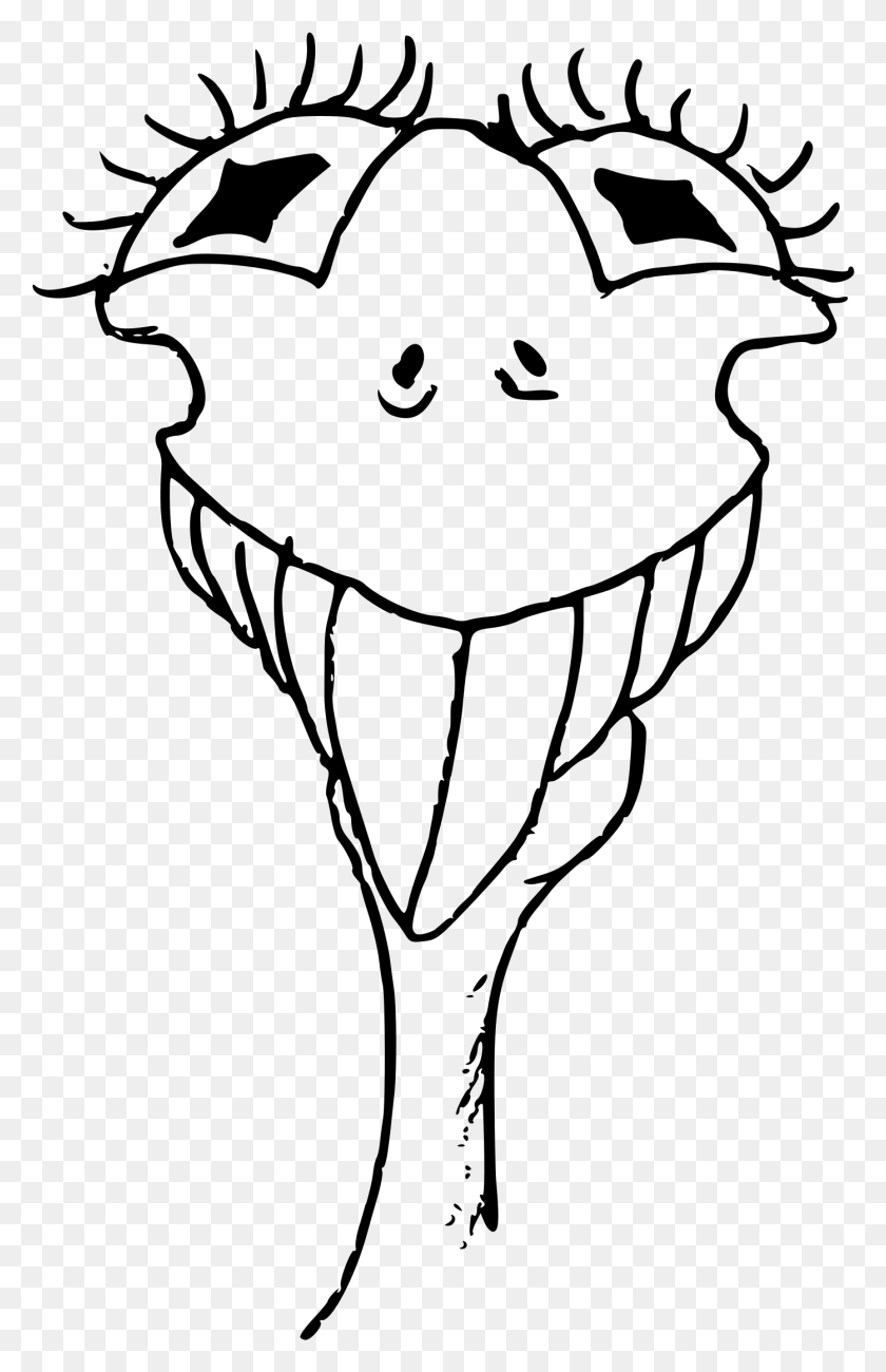 1395x2218 This Free Icons Design Of Smiling Ostrich Sketch, Gray, World Of Warcraft HD PNG Download