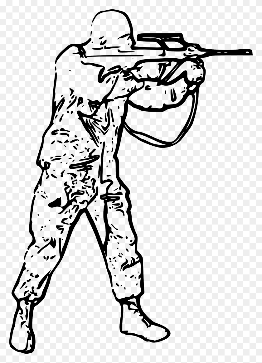 1695x2400 This Free Icons Design Of Soldier Silhouette, Gray, World Of Warcraft HD PNG Download