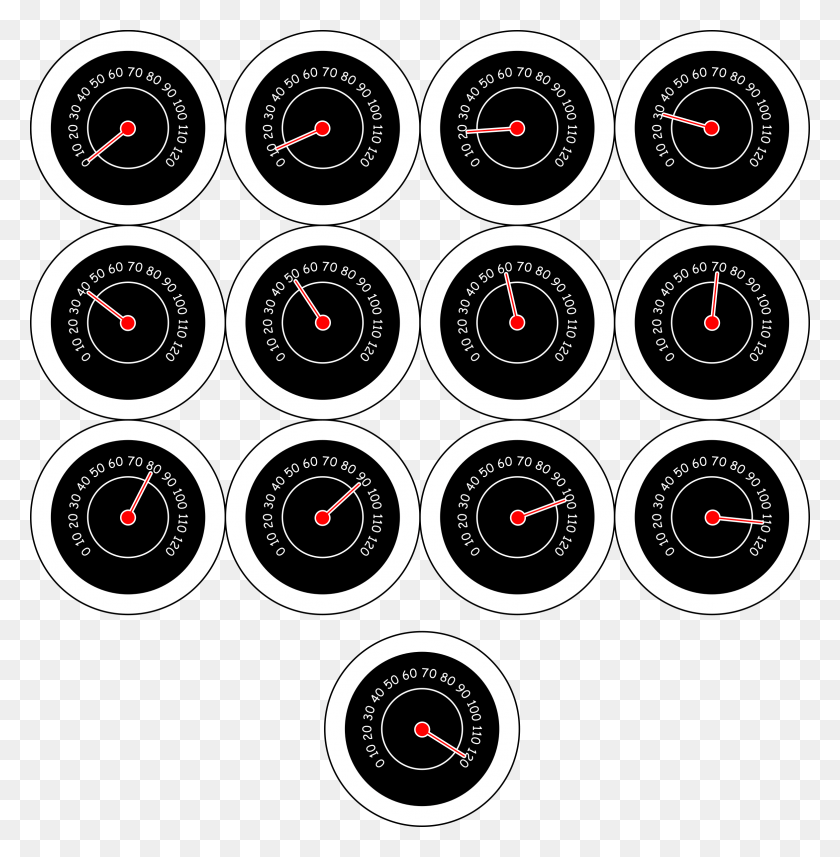 2348x2400 This Free Icons Design Of Speedometer Dials, Gauge, Tachometer, Rug HD PNG Download