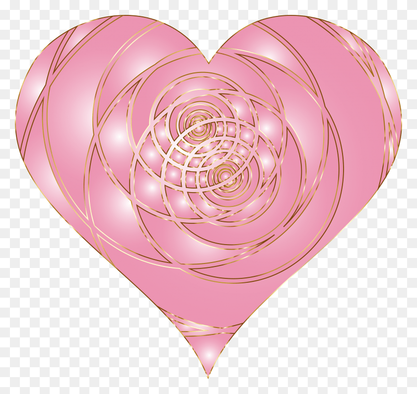 2268x2137 This Free Icons Design Of Spiral Heart 14 Heart, Lámpara, Globo, Bola Hd Png Descargar