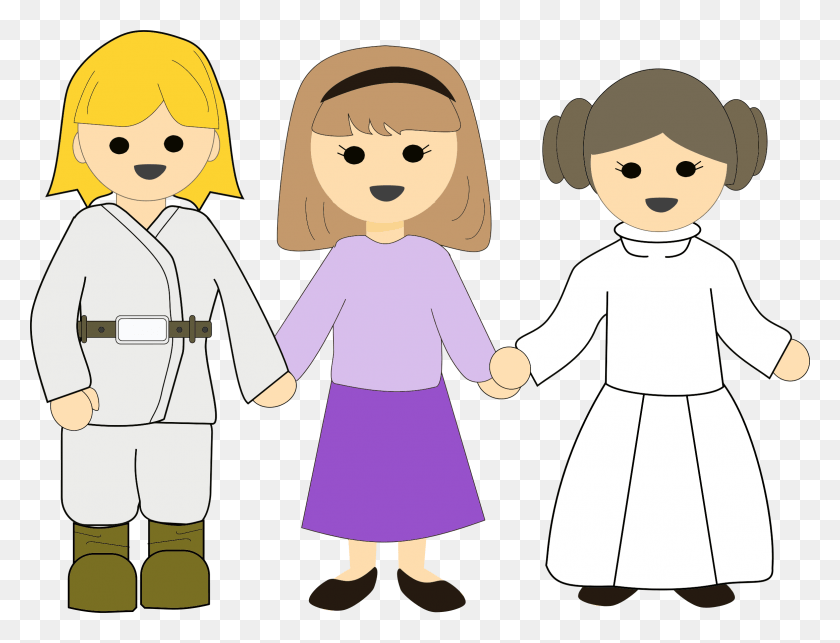 2326x1740 This Free Icons Design Of Star Wars Girls, Person, Human, Hand HD PNG Download