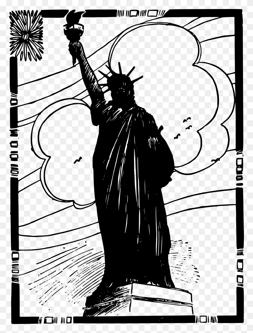 1787x2400 This Free Icons Design Of Statue Of Liberty Illustration, Gray, World Of Warcraft HD PNG Download