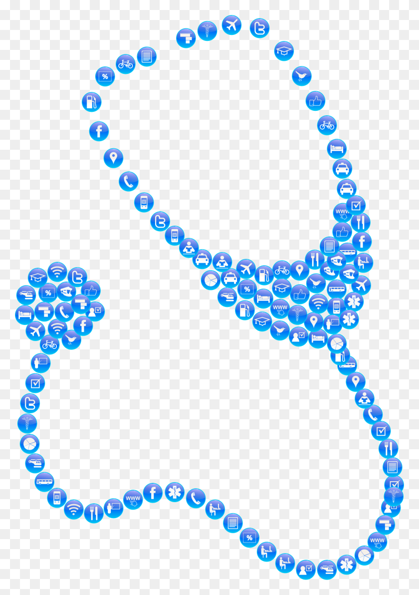 1579x2293 This Free Icons Design Of Stethoscope Icons, Bead, Accessories, Accessory HD PNG Download