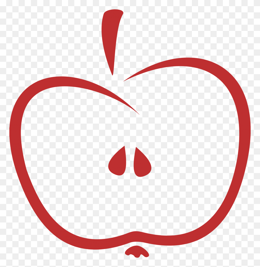 2218x2288 Этот Бесплатный Дизайн Иконок Стилизованного Яблочного Стебля Contorno, Сердце, Бейсболка, Кепка Png Скачать