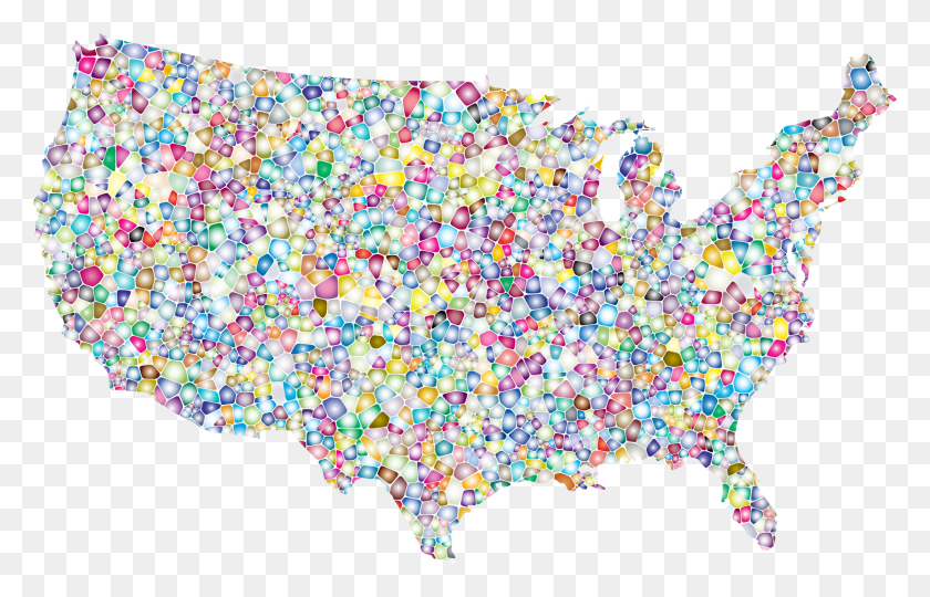 2322x1430 This Free Icons Design Of Sweet Tiled United States, Sprinkles HD PNG Download
