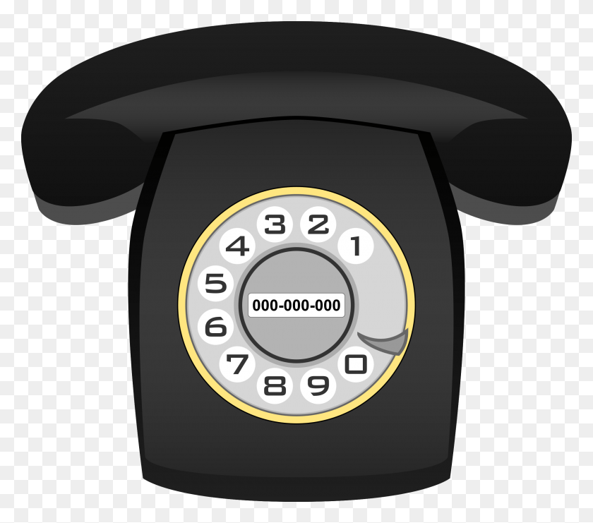 2400x2097 This Free Icons Design Of Telfono Heraldo Negro Phone Rotary, Electronics, Dial Telephone HD PNG Download