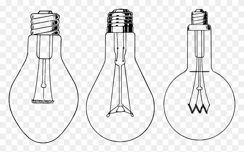 2400x1426 This Free Icons Design Of Three Old Light Bulbs Old Light Bulbs, Gray, World Of Warcraft HD PNG Download