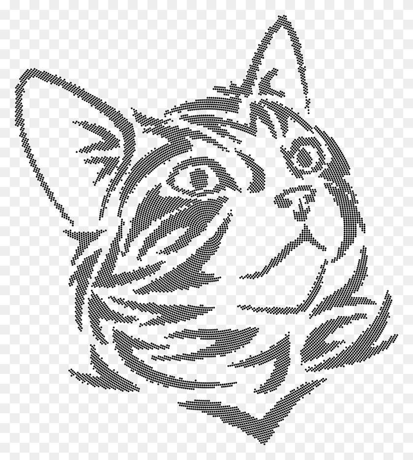 2017x2263 This Free Icons Design Of Tribal Kitten Dots, Gray, World Of Warcraft HD PNG Download