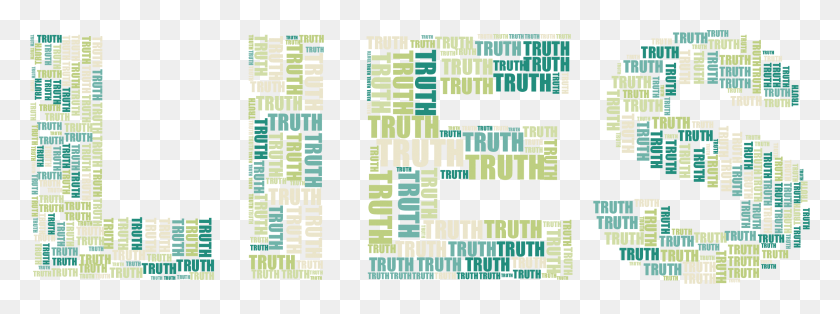 2322x758 This Free Icons Design Of Truth N Lies Two No Background Colorfulness, Text, Alphabet, Word HD PNG Download