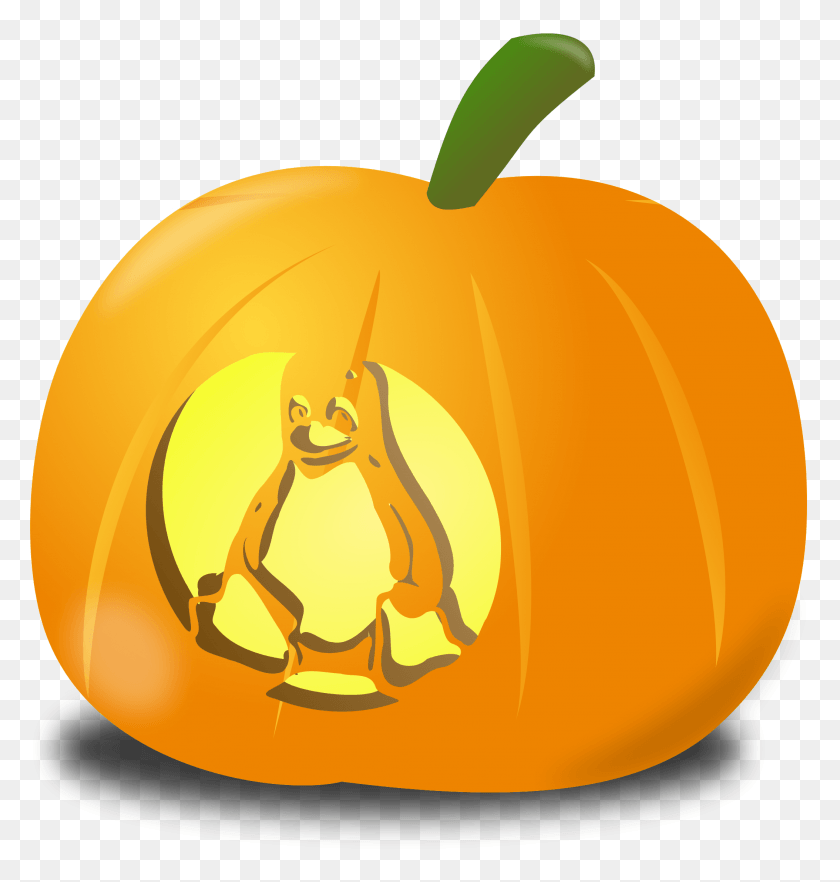2108x2223 This Free Icons Design Of Tux Pumpkin, Vegetable, Plant, Food HD PNG Download