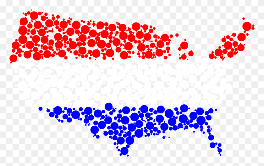 2356x1422 This Free Icons Design Of United States Flag Map, Graphics, Outdoors HD PNG Download