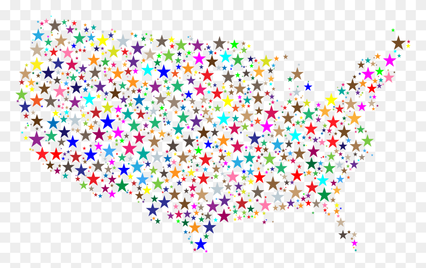 2290x1382 This Free Icons Design Of United States Map Prismatic Portable Network Graphics, Light, Glitter, Paper HD PNG Download
