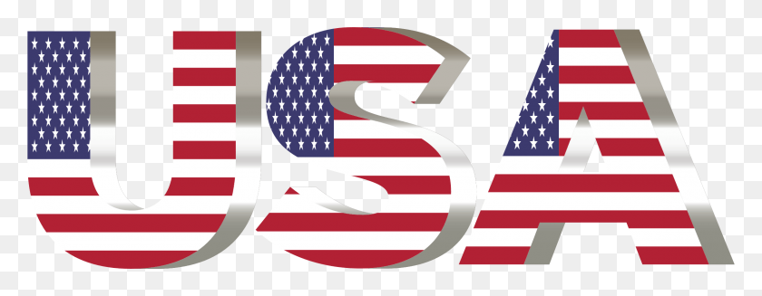 2280x782 This Free Icons Design Of Usa Flag Typography Shiny, Flag, Symbol, American Flag HD PNG Download