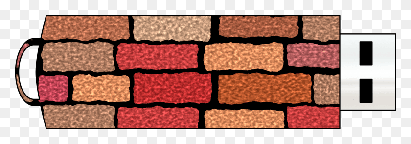 2267x682 This Free Icons Design Of Usb Stone Cobblestone, Rock, Rug, Brick HD PNG Download