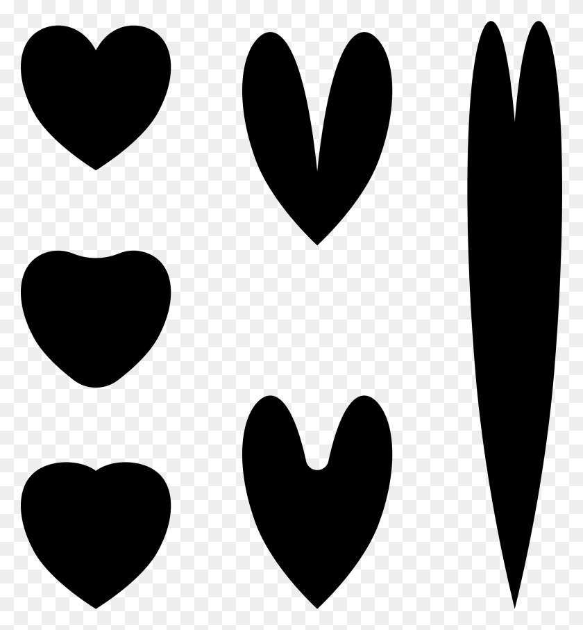 2164x2352 This Free Icons Design Of Various Heart Shapes, Gray, World Of Warcraft HD PNG Download