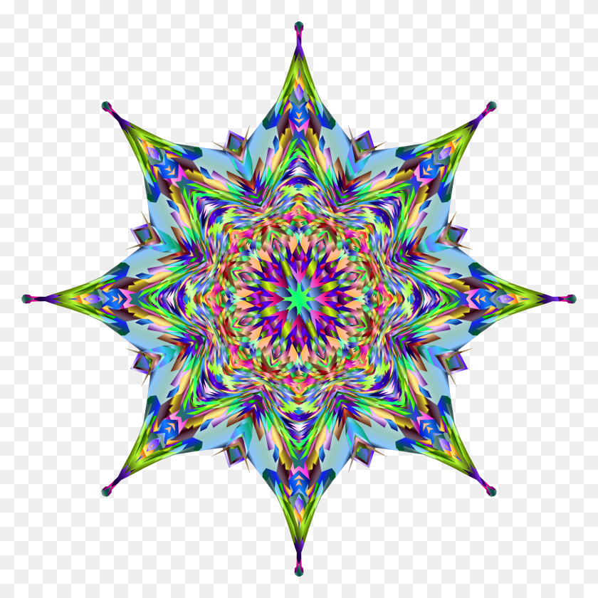 2304x2304 This Free Icons Design Of Vibrant Mandala 2 Fractal Art, Ornamento, Patrón Hd Png Descargar