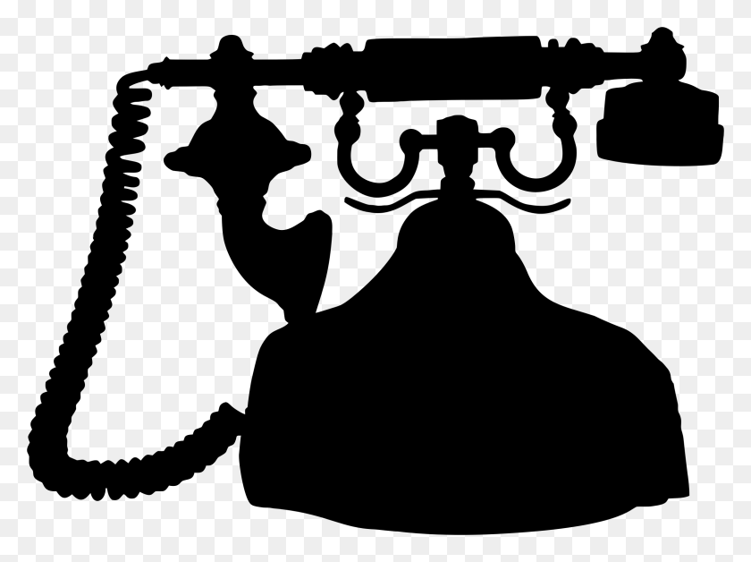 2350x1714 This Free Icons Design Of Vintage Style Telephone, Gray, World Of Warcraft HD PNG Download