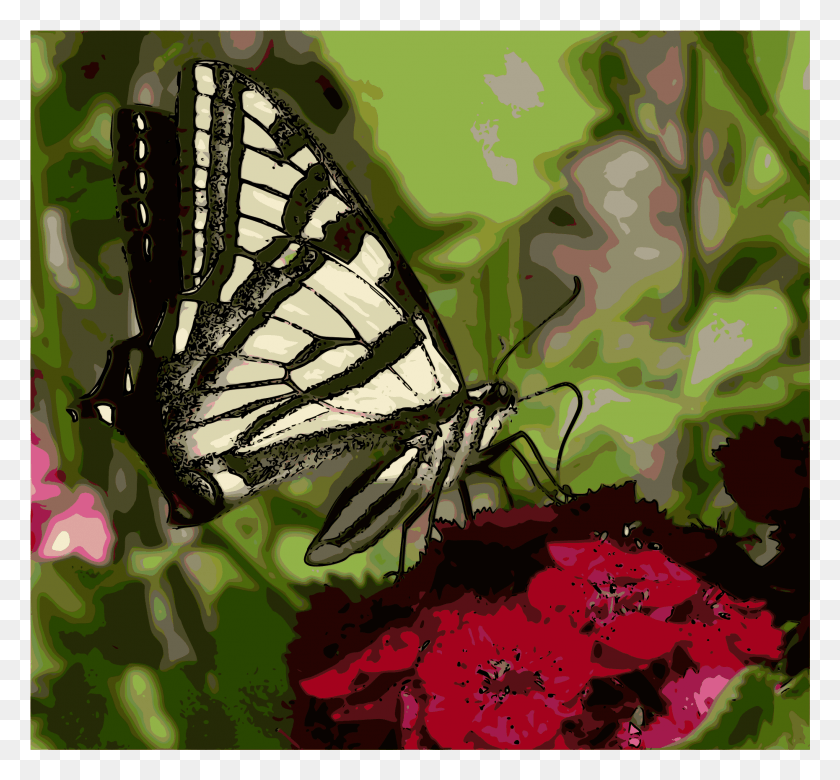 1861x1718 Diseño De Iconos Gratis De Tigre Occidental Cola De Golondrina Papilio Machaon, Insecto, Invertebrado, Animal Hd Png Descargar