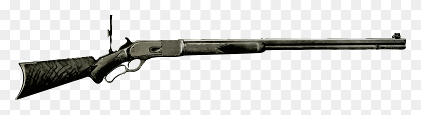 2400x526 Descargar Png / Diseño De Iconos Gratis De Winchester Target Rifle Rifle, Arma, Arma, Arma Hd Png
