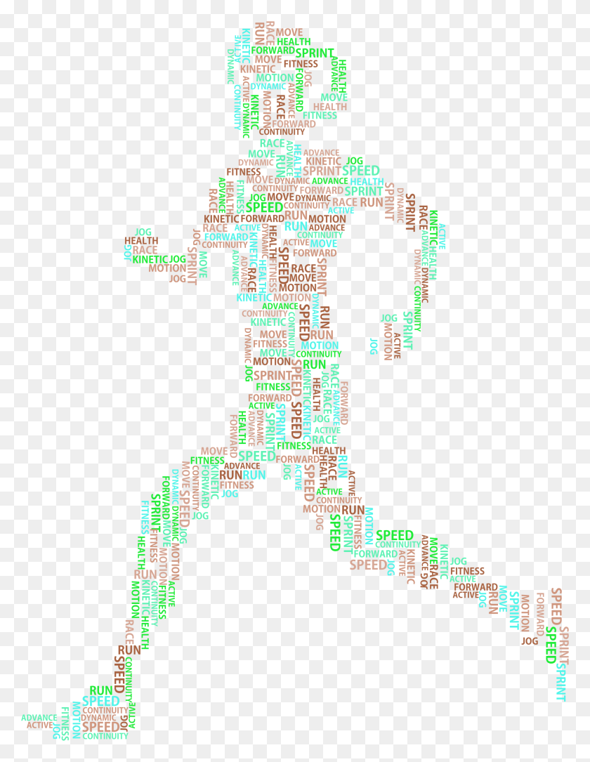 1706x2244 This Free Icons Design Of Woman Running Word Cloud Transparent Background Running, Text, Alphabet, Light HD PNG Download